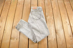 Vintage 1990s Levi's Red Tab Light Grey Denim Jeans Size 31 x 30