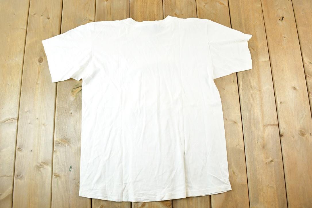 Vintage 1990s Jacques Moret Souvenir Floral Print T-Shirt Women's Large