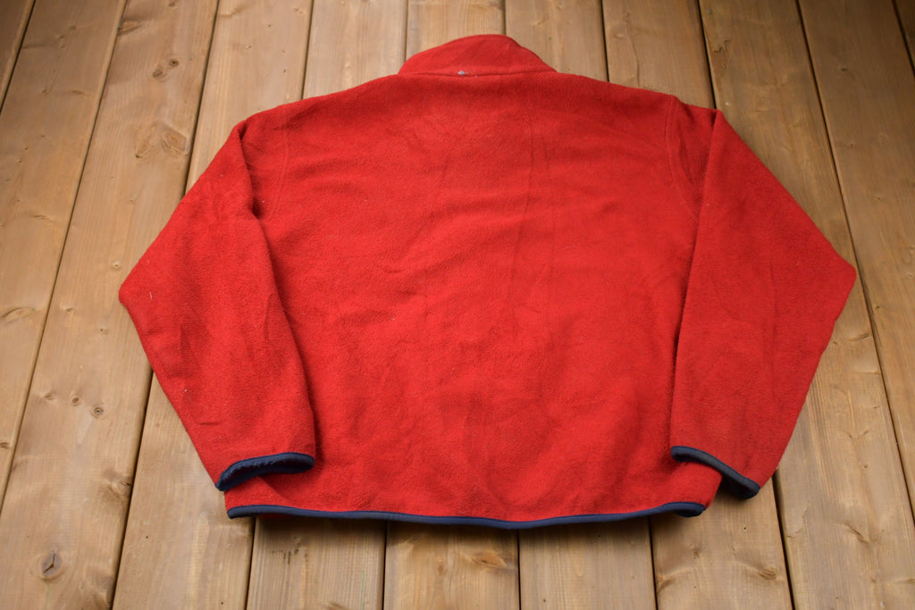 Vintage 1990s LL Bean Full Zip Fleece Sweater