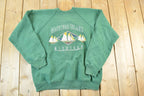 Vintage 1990s Mackinac Michigan Crewneck Sweatshirt Made In USA Mens L