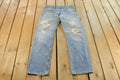 Vintage 1990s Levi's Distressed 505 Regular Straight Denim Jeans Men's 33 x 32 / 90s Levi's / Classic Americana / Made in Canada