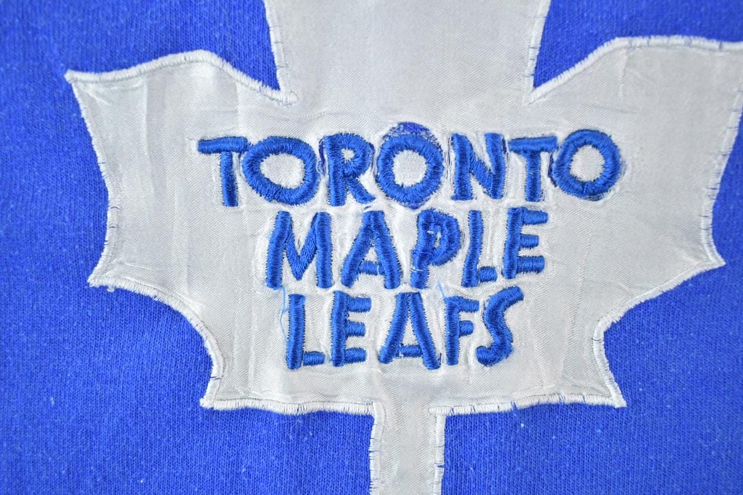 Vintage Late 80s Early 90s Starter Toronto Maple Leafs NHL Hockey Embroidered Crewneck Sweatshirt