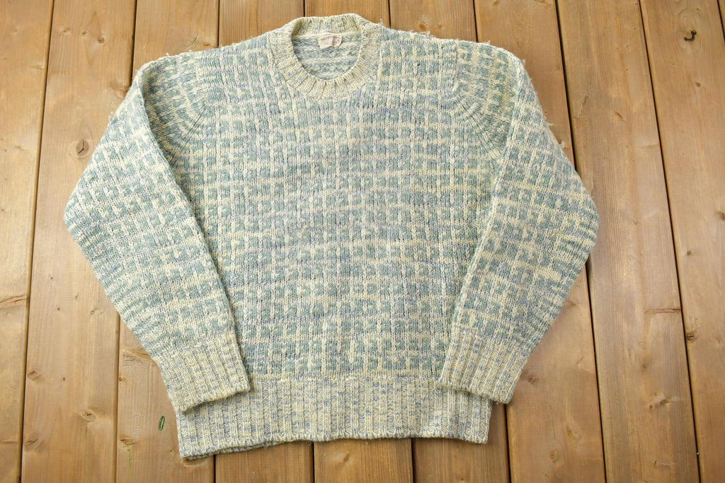 Vintage 1990s Saks Fifth Avenue 100% Wool Knit Sweater