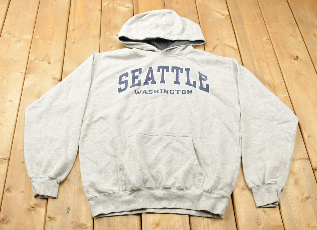 Vintage 1990s Seattle Washington Hooded Sweatshirt