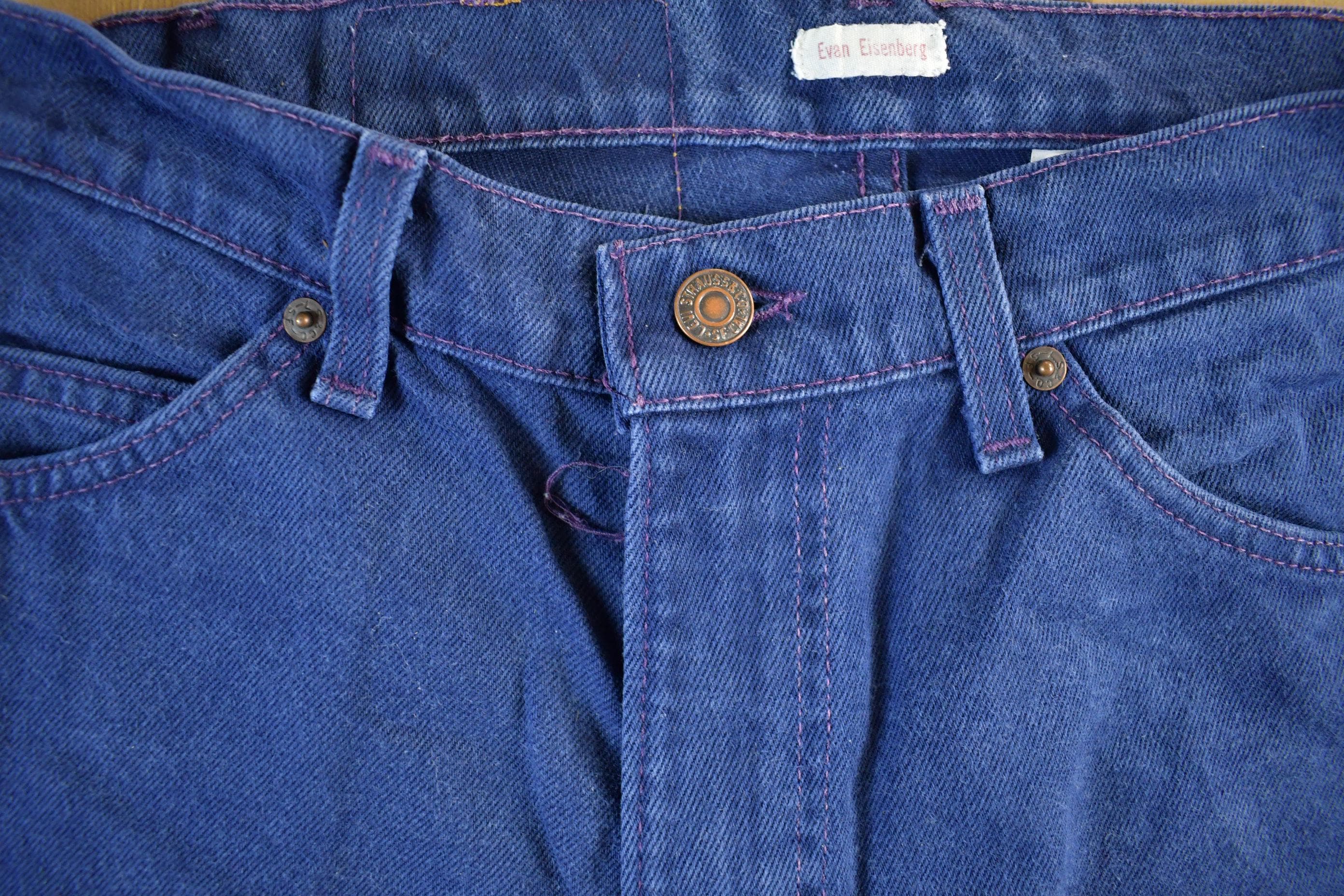 Vintage 1990s Levi's 560 Orange Tab Denim Jean Shorts 31