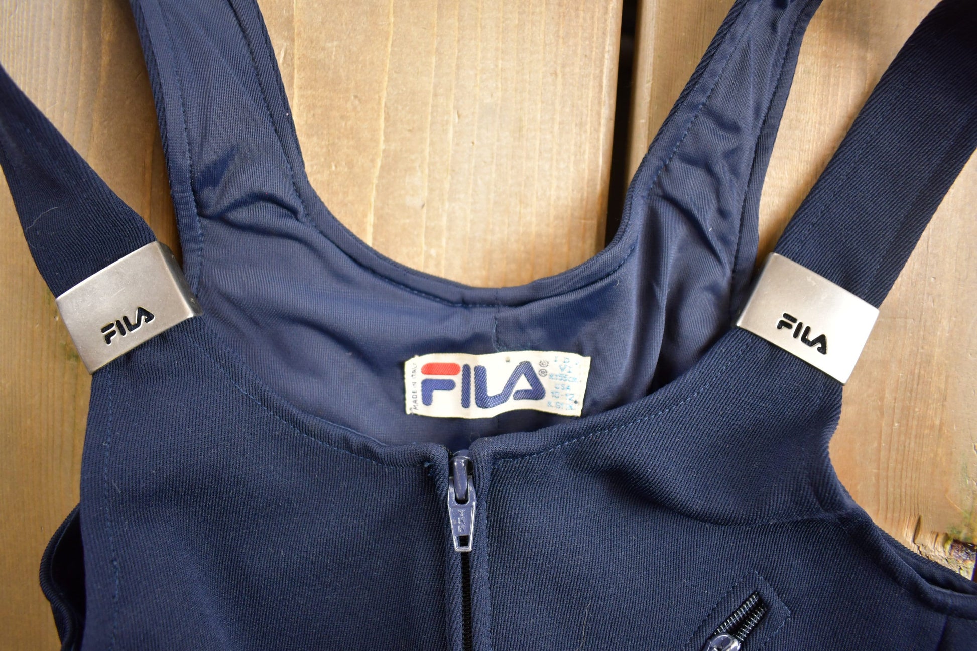Vintage 1980s FILA Womens Ski Jumpsuit Size 10-12