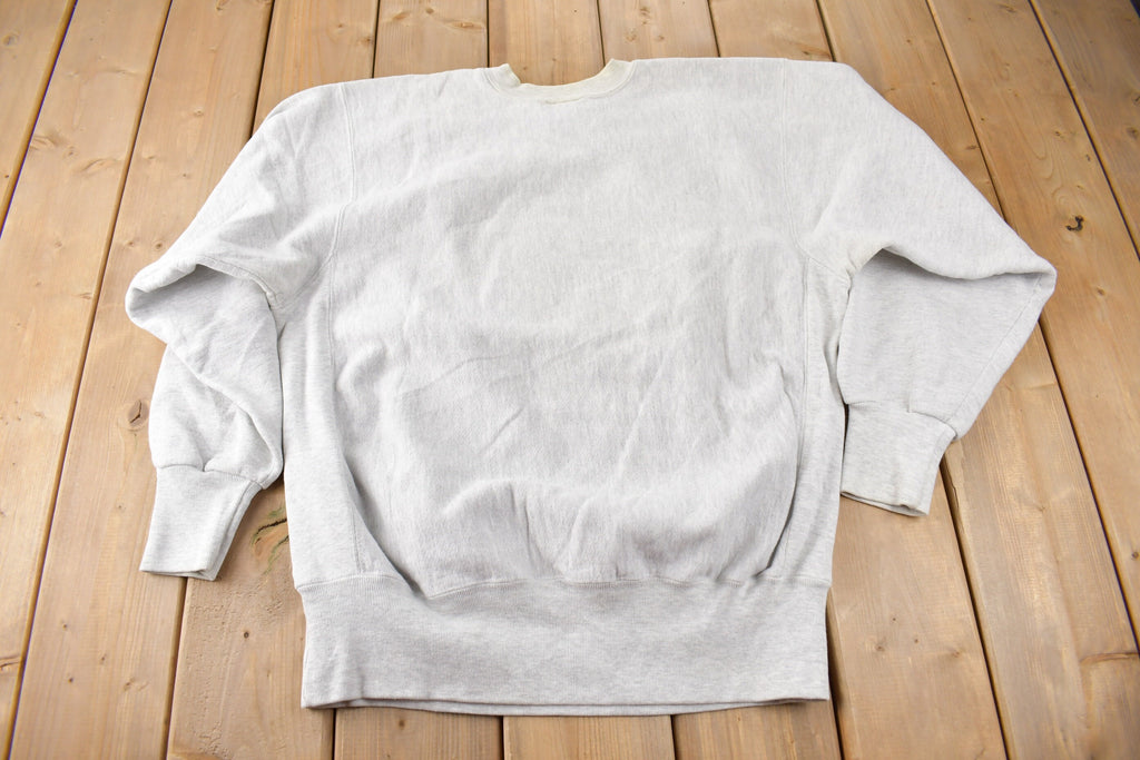 Vintage 1990s Heavy Weight Mickey Mouse Embroidered Disney Crewneck Made In USA Size XL