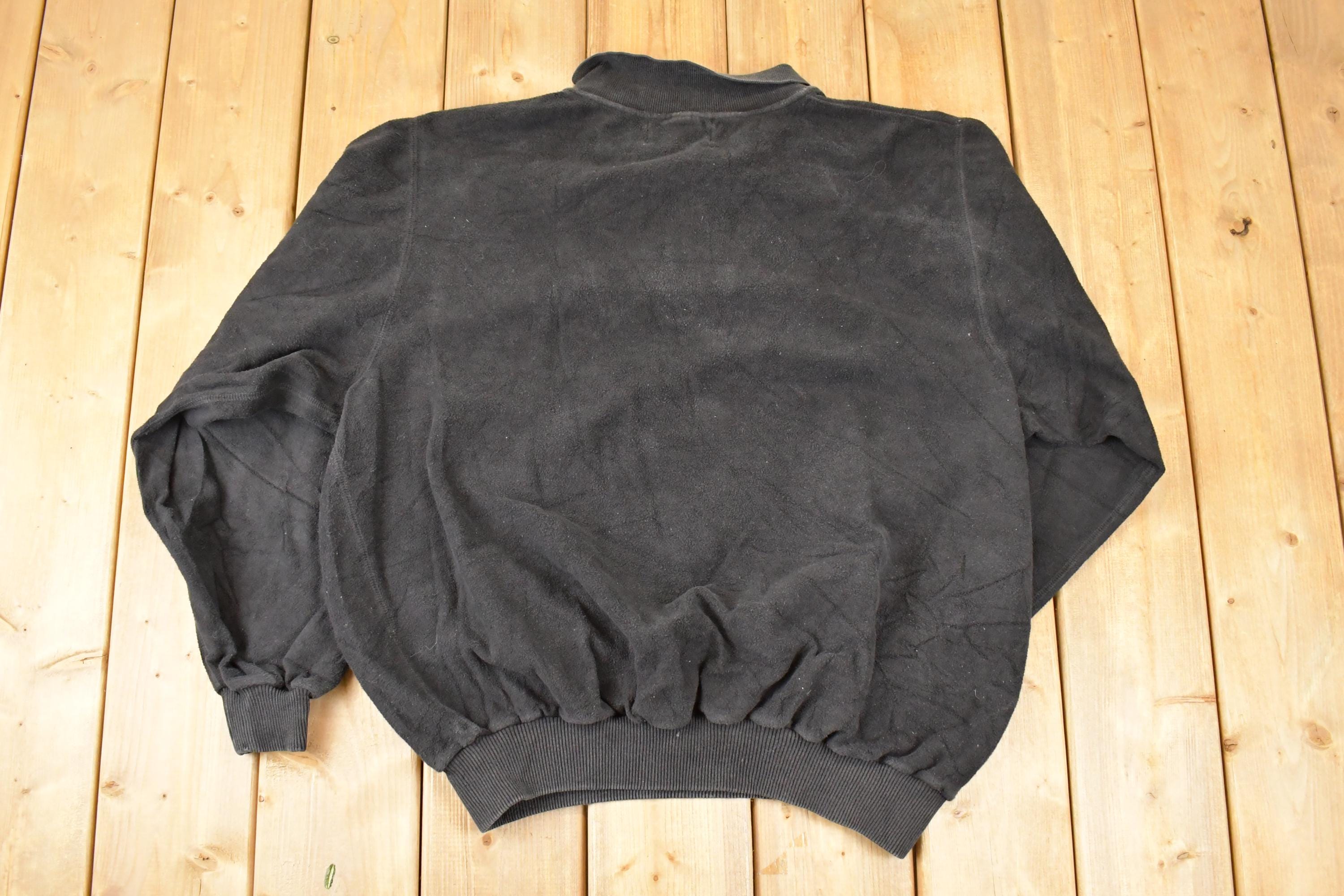 Vintage 1990s SDI Golfing Quarter Button Fleece Collared Sweatshirt Mens L