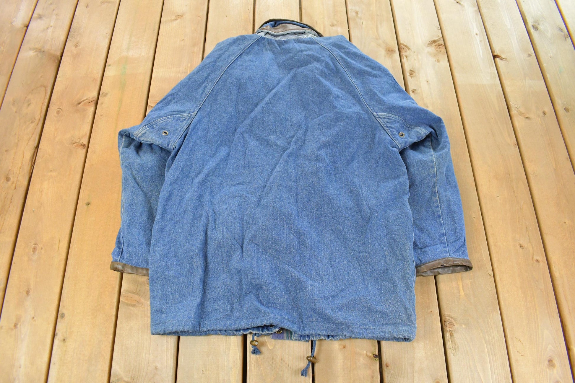 Vintage 1990s Climate Zone Denim Jean Chore Coat Women's Medium / 90s Denim / Outdoors / Workwear Jacket