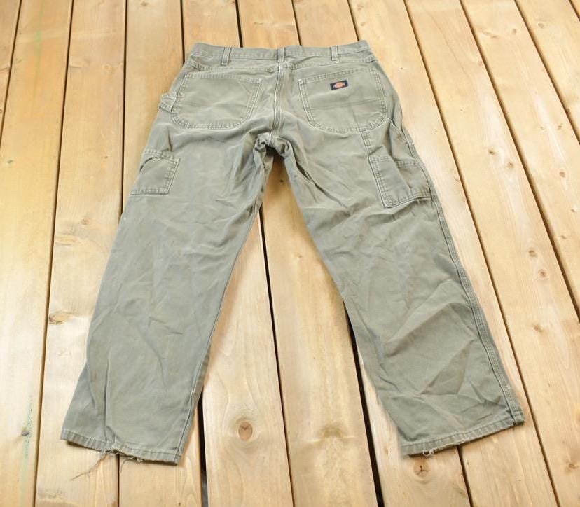 Vintage Y2K Dickie's Canvas Carpenter Pants Size 34 x 30