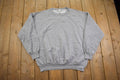 Vintage 1990s Blank Crewneck Sweatshirt Made In USA - Large