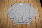 Vintage 1990s Blank Crewneck Sweatshirt Made In USA - Large