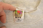 Vintage 1990s French Dog Funny Graphic Print Crewneck Sweatshirt Mens M