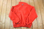 Vintage 1990s Red Fleece Sweater