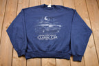 Vintage 1990s American Dream Classic Car Graphic Crewneck Sweatshirt