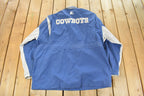 Vintage 1990s Dallas Cowboys Starter NFL Windbreaker Jacket Men's Large