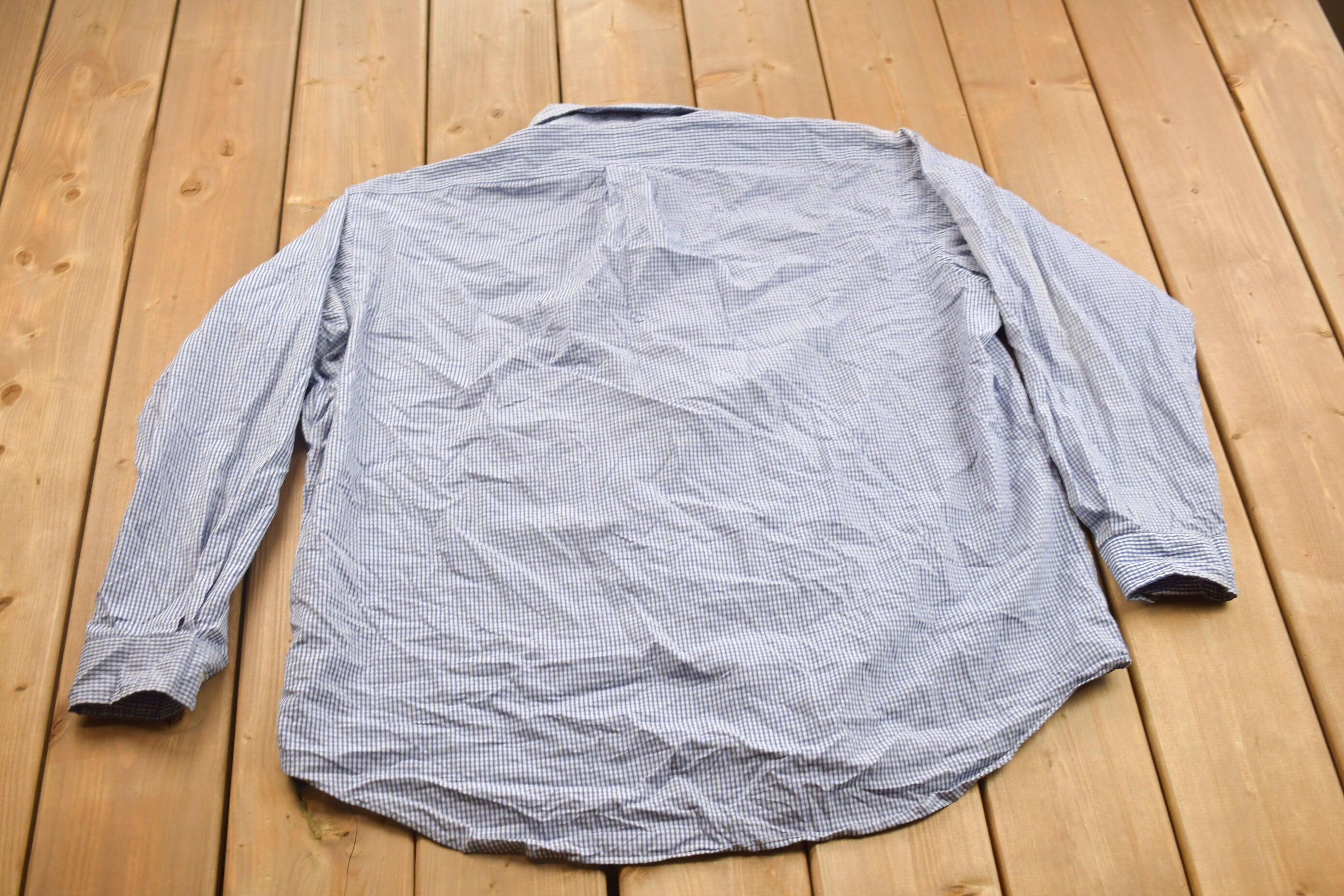 Vintage 1990s Polo Ralph Lauren Gingham Check Button Up Shirt