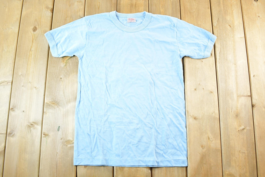 Vintage 1980s Blank Blue Dinar T Shirts Toronto Souvenir T-Shirt Mens S