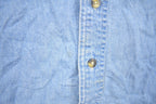 Vintage 1990s Port Embroidered Utah Denim Button Up Shirt