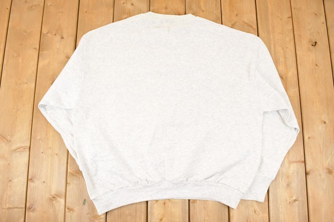 Vintage 1997 Not Going Bald Comedy Graphic Print Crewneck Sweatshirt Men's XL