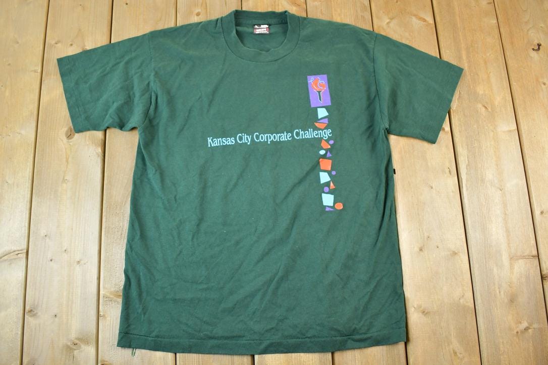 Vintage 1995 IBM Summer Games Souvenir Single Stitch Graphic Print T-Shirt