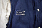 Vintage 1980s Cultural Leather Letterman Varsity Jacket