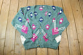 Vintage 1990s Casual Clothing Co Knit Pattern Cardigan Sweater