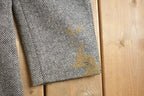Vintage 1980s Orvis Herringbone Blazer Button Up Shirt