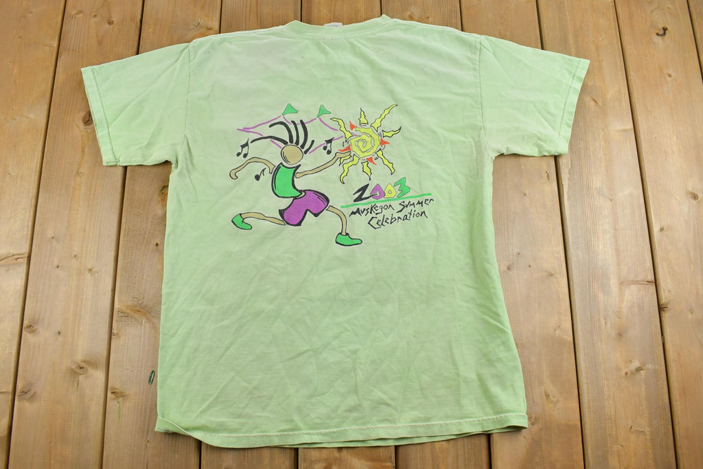Vintage 1990s Summer Celebration Dancing Souvenir T-Shirt