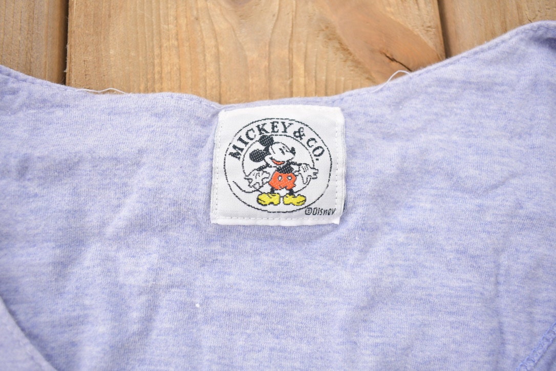 Vintage 1990s Mickey & Co Mickey Mouse Graphic Cartoon T-Shirt Pyjama Onesie