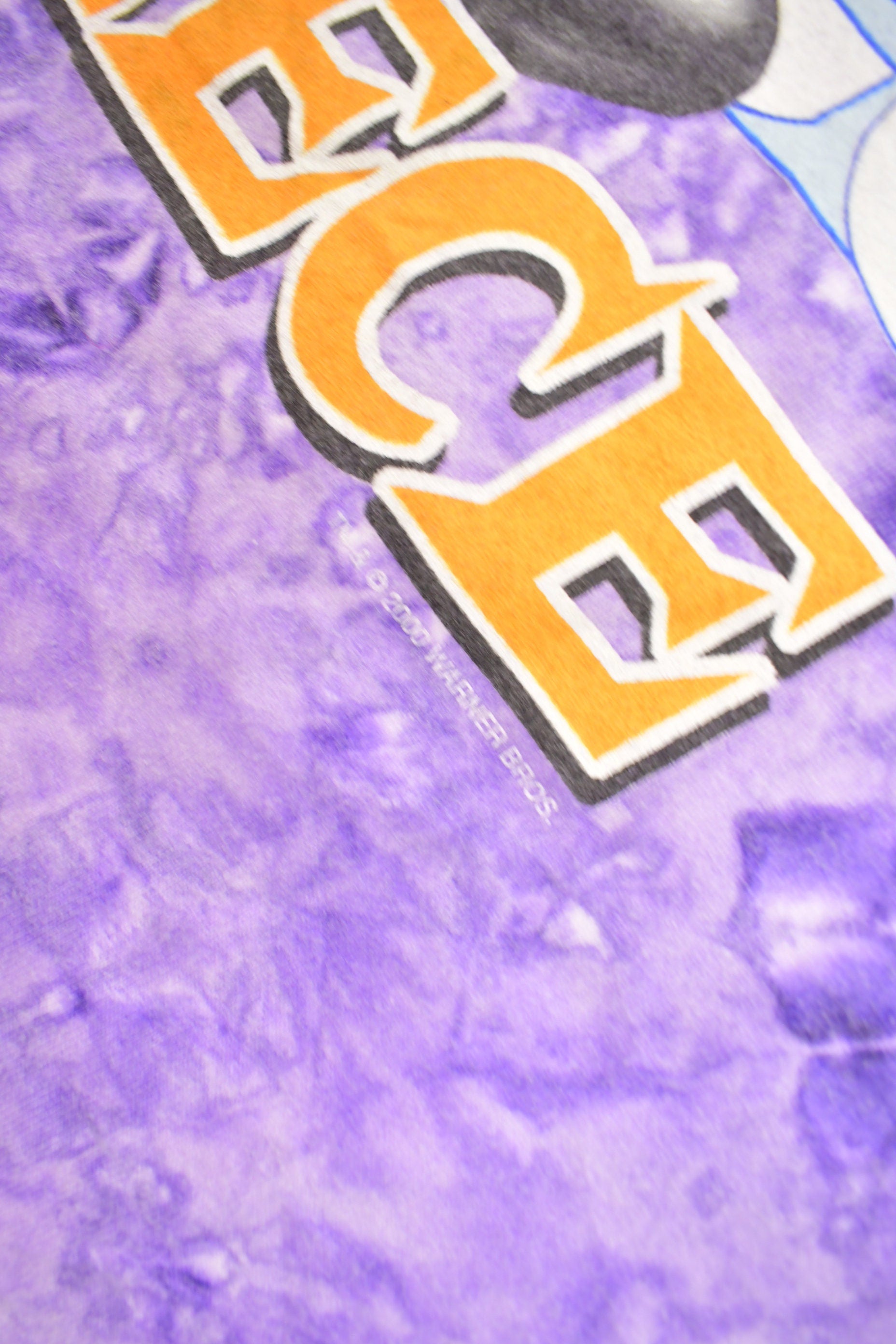 Vintage 2000 Tweety Bird Chicago Police tie Dye Cartoon T-Shirt