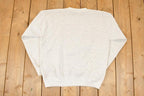 Vintage 1990s Lite Beer Embroidered Plaid L Heavyweight Crewneck Sweatshirt Mens M