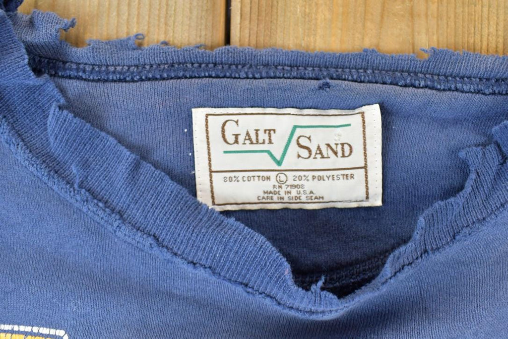 Vintage 1990s Notre Dame University Irish Football Galt Sand Collegiate Crewneck