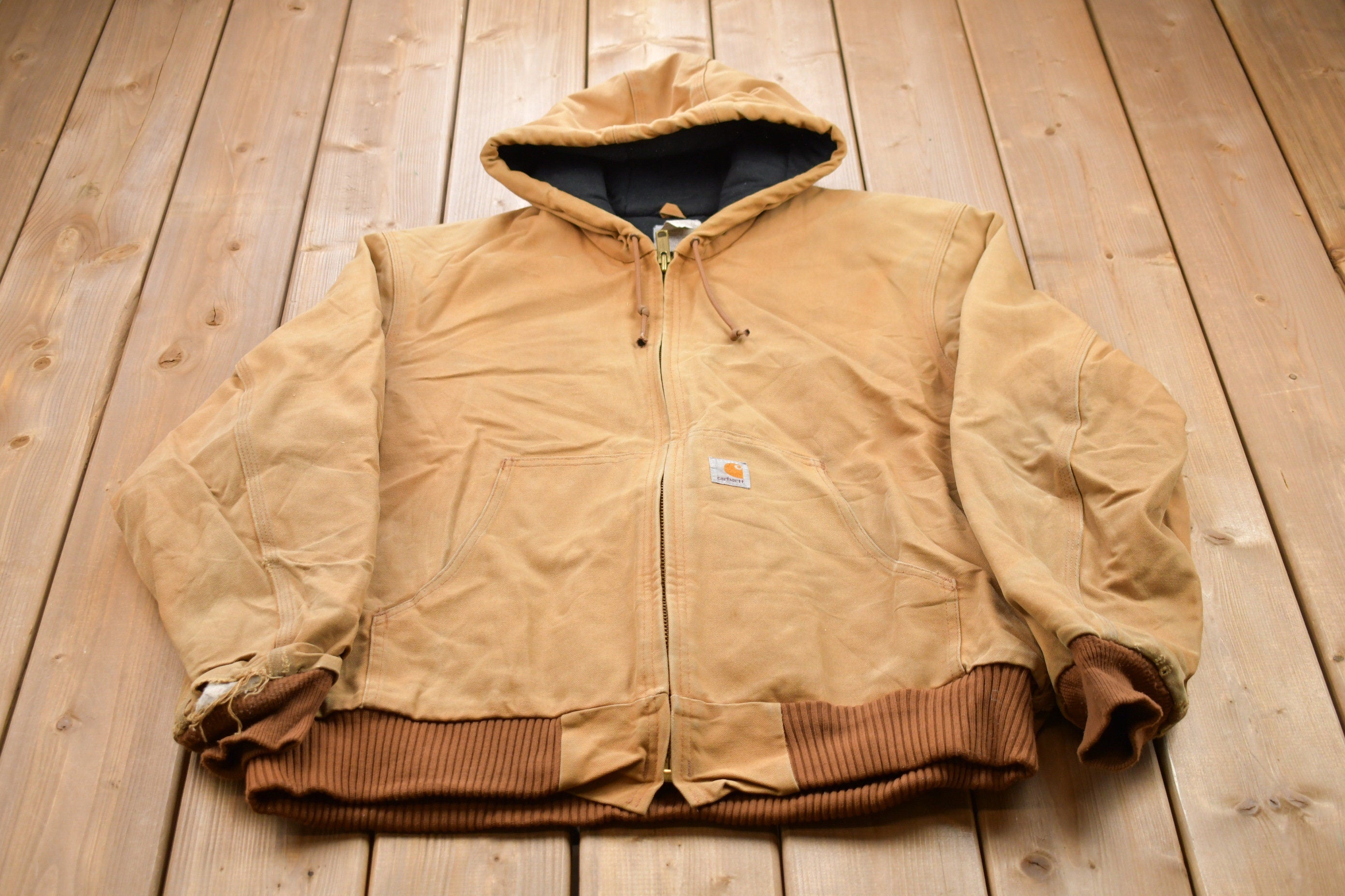 Vintage 1990s Carhartt Hooded Jacket