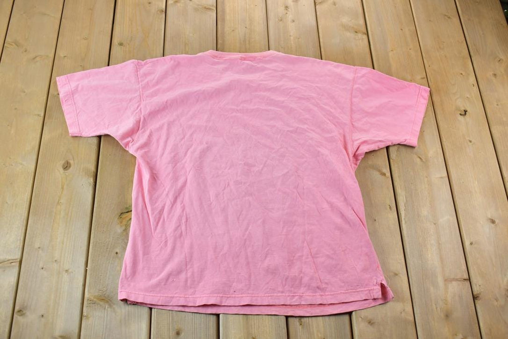 Vintage 1990s Clearwater Beach Florida Colourful Graphic T-Shirt