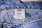 Vintage 1990s Levi's 512 Red Tab Blue Jeans Size 24 x 29