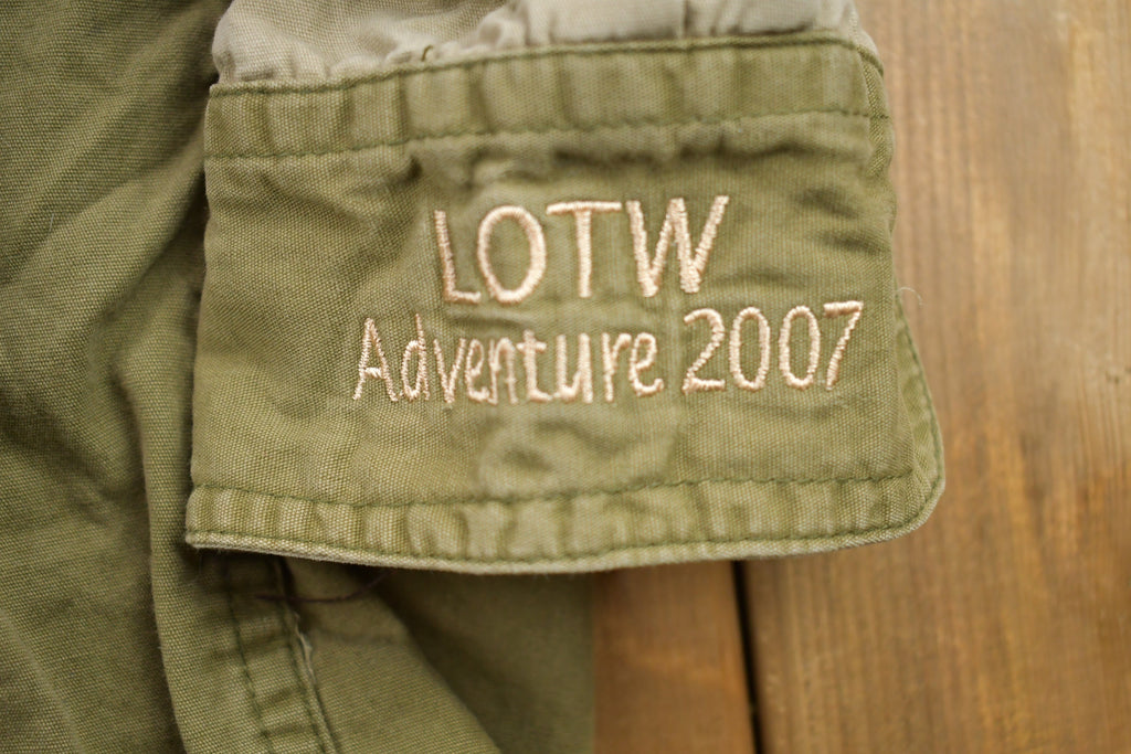 Vintage 2000s Outdoorsman Adventure Patch Blank Button Up Shirt /