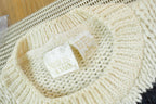Vintage 1990s Needles & Yarn Floral Embroidered Knitted Sweater