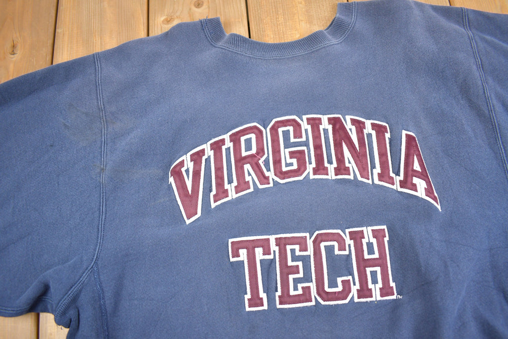 Vintage 1990s Virginia Tech Champion Reverse Weave Sweatshirt
