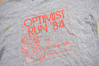 Vintage 1984 Optimist Run Layered T Shirt