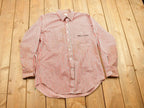Vintage 1990s Famous Players Striped Button Up Shirt