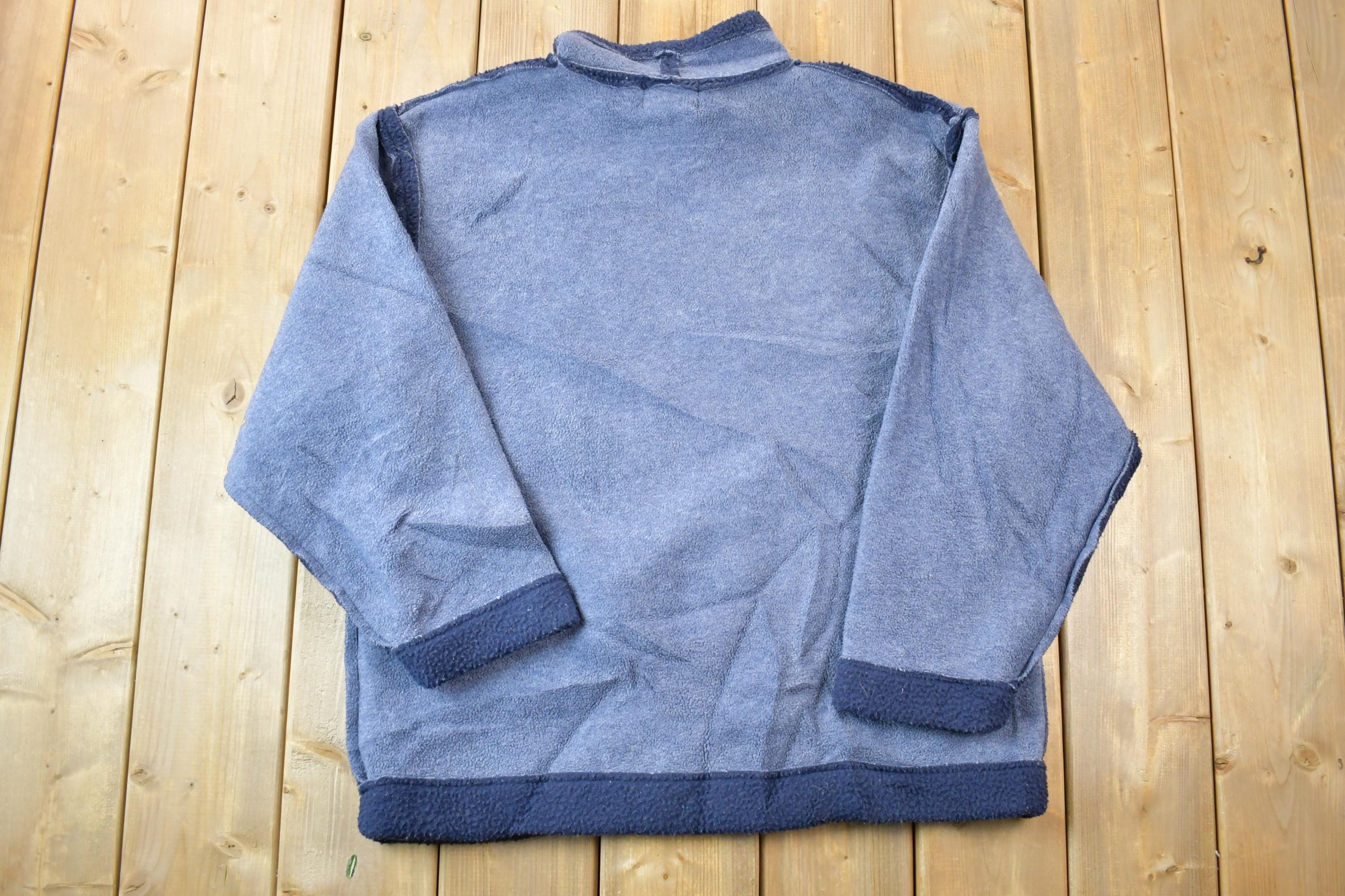 Vintage 1990s Whistler Canada Polar Bear Super Heavy Mock Neck Sweatshirt