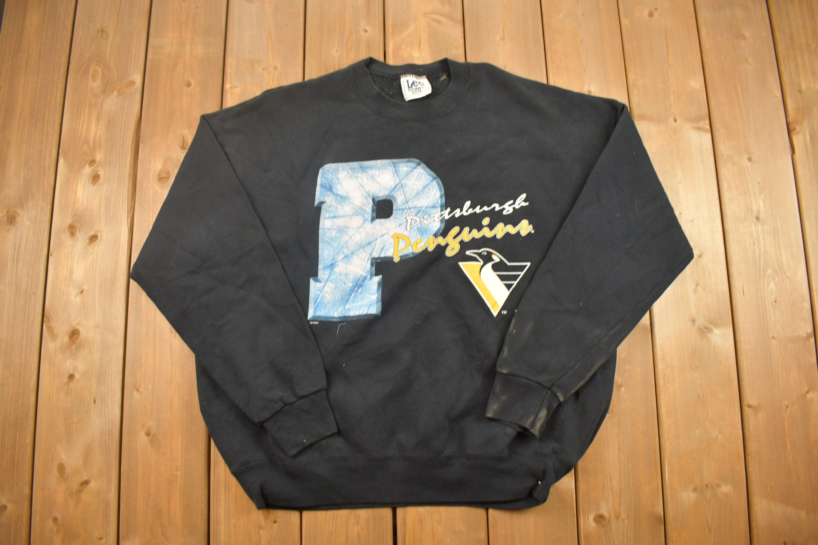 Vintage 1990s Pittsburgh Penguins NHL Crewneck Sweatshirt
