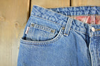 Vintage 2000s Carhartt Distressed Flannel Lined Denim Work Jeans Women's 29 x 32
