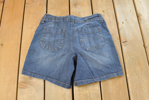 Vintage Y2K Route 66 Denim Jean Shorts Women's 30 / 2000s Jorts / Streetwear / Jorts