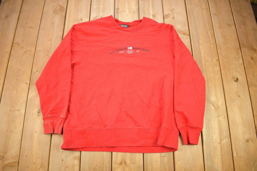 Vintage 1990s Polo Jeans Co Ralph Lauren Crewneck Sweatshirt