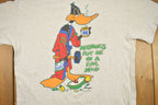 Vintage 1994 Daffy Duck Looney Tunes Morning Coffee Graphic T Shirt