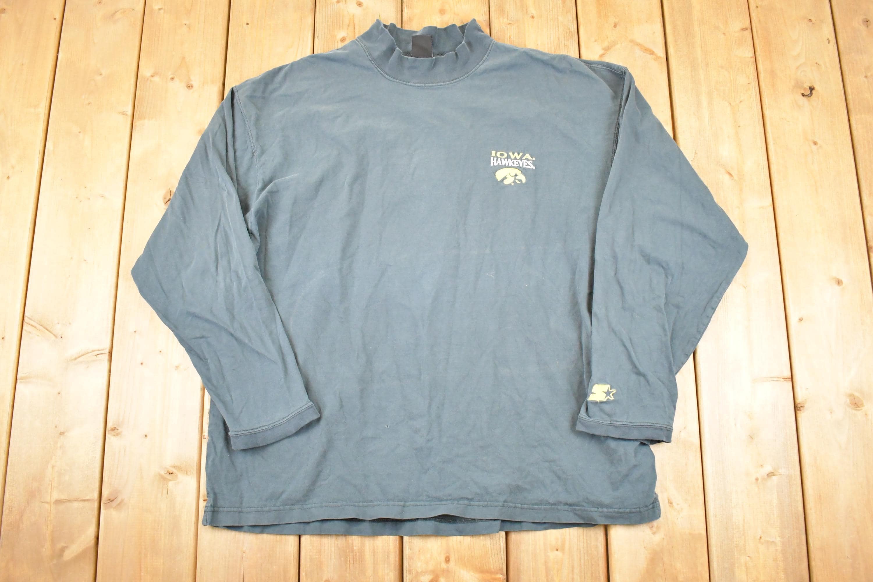 Vintage 1990s Starter Iowa Hawkeyes Collegiate Shirt Men's XL