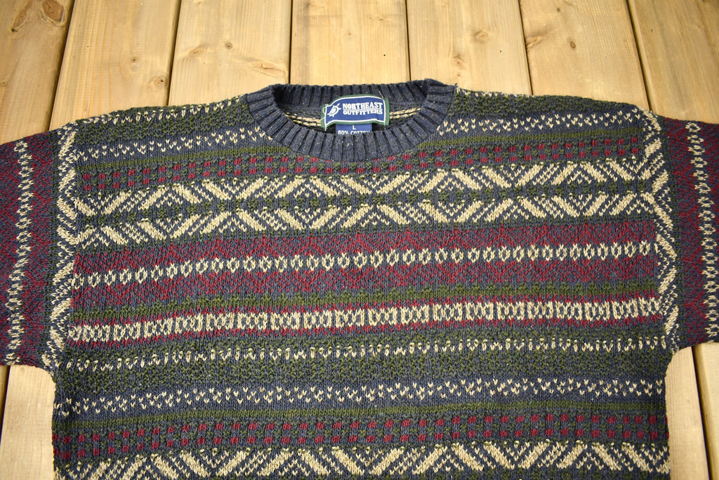 Vintage 1990s Northeast Outfitters Knitted Crewneck Sweater