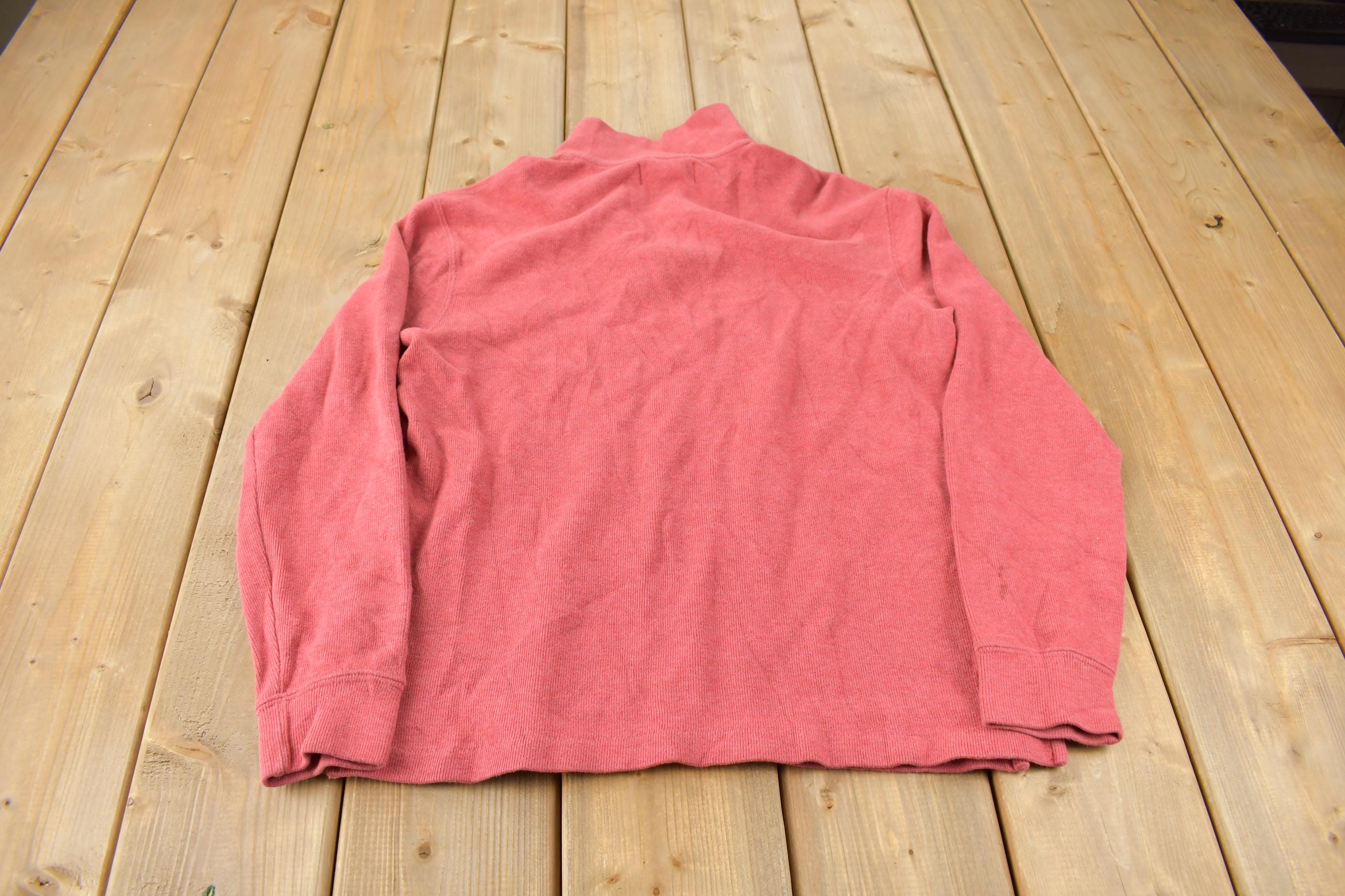 Vintage 1990s Polo Ralph Lauren Quarter Zip Sweatshirt